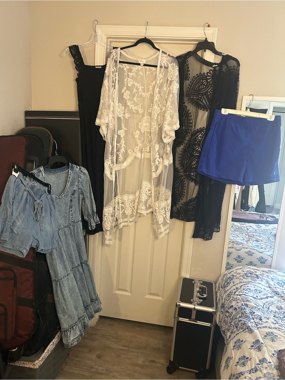 @mrssannatucker Bundle. White Lace Kimono Cover-Up Sold  in posh show